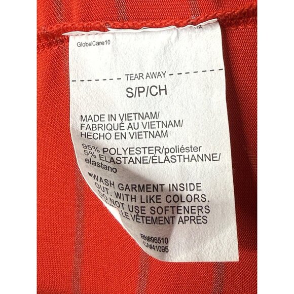 NWT Under Armour Men's Small Playoff Polo Tour Stripe Red Golf Shirt UPF‎ 40 - Picture 12 of 14